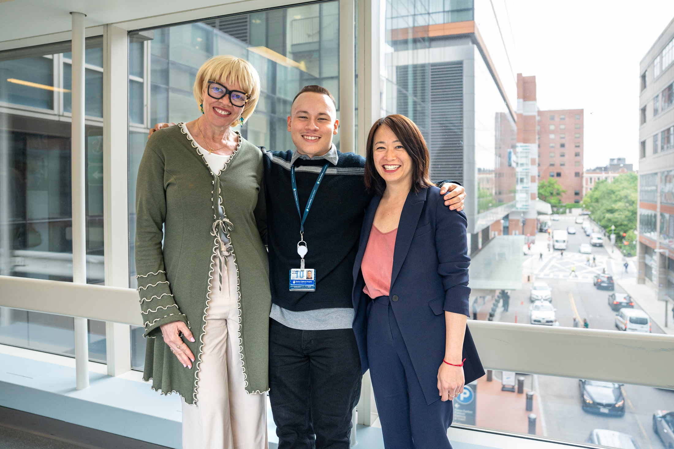 From left to right: Candace Burns, Fernando Medina, Rachada Hiranyaket. 