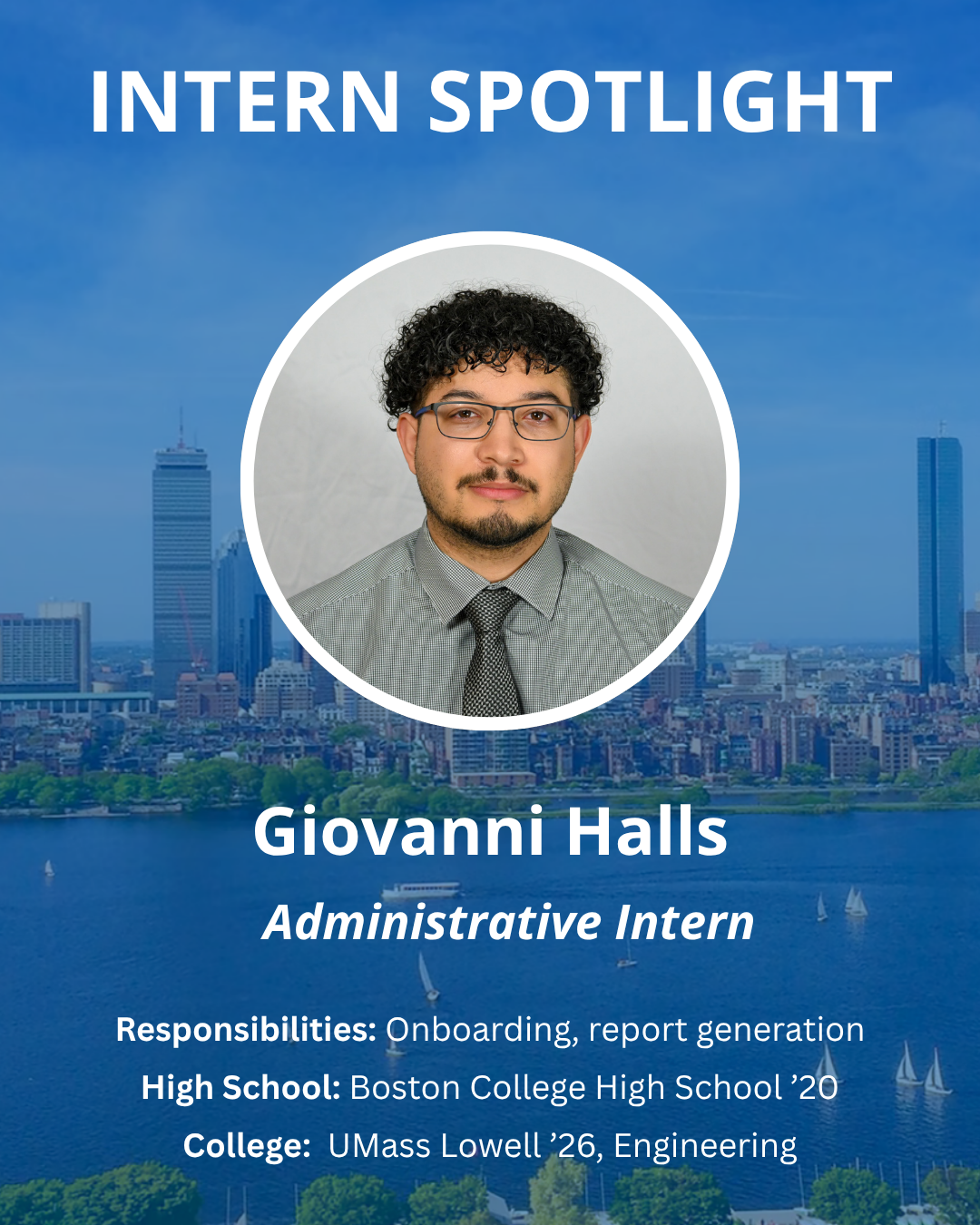 Photo of Giovanni Halls, PIC summer intern