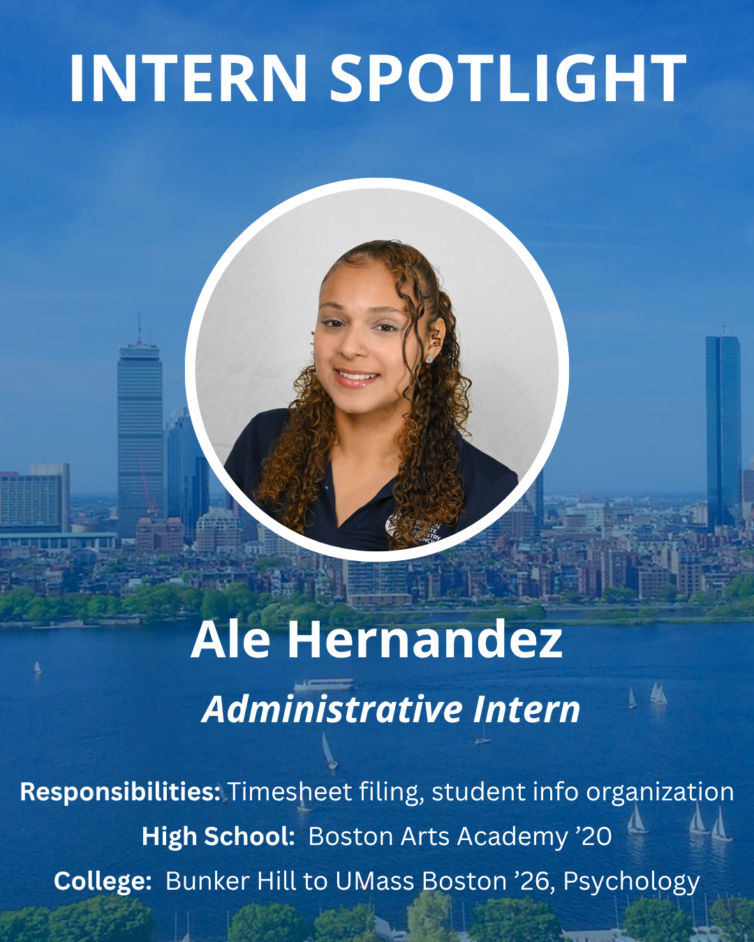 Photo of Ale Hernandez, PIC summer intern